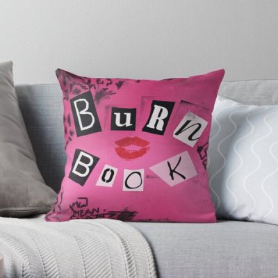 Mean Girls - Burn Book dwt Soft Decorative Throw Pillow Mask for Home 45cmX45cm(18inchX18inch) Pillows NOT Included