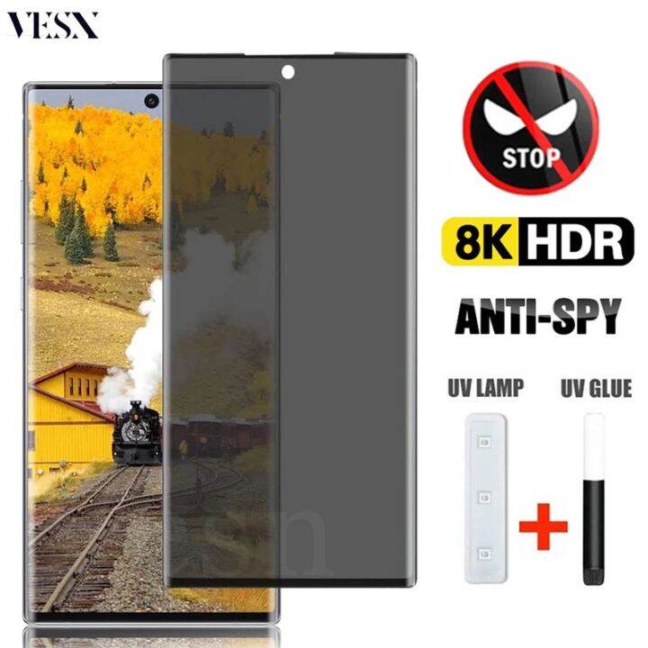 Matte Privacy UV Tempered Glass Screen Protector For Realme 10 11 Pro