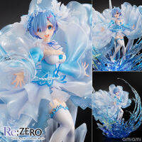 Figure ฟิกเกอร์ จากการ์ตูนเรื่อง Re Zero Starting Life in Another World รีเซทชีวิต ฝ่าวิกฤตต่างโลก Rem เรม Crystal Dress 1/7 Ver Anime ของสะสมหายาก อนิเมะ การ์ตูน มังงะ คอลเลกชัน ของขวัญ จากการ์ตูนดังญี่ปุ่น New Collection Doll ตุ๊กตา manga Model โมเดล