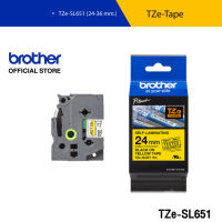 Brother Self Laminated tape สำหรับงานติดสาย ขนาด 24 มม.ใช้กับรุ่น PT-E550WVP, PT-P900W, PT-P950NW, PT-E850TKWLI