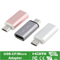 【DT】TOP Quality Rose gold Metal USB 3.1 Type C USB-C Female to Micro USB 2.0 Male Adapter Connector Adaptor  hot