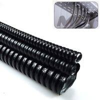 2M Plastic coated metal hose waterproof Threaded corrugated pipe wire harness casing for Cable line protecter diameter 6mm-50mm