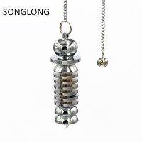 witch pendant pendulum dowsing Scrying Point Ball Egyptian Coil copper pendulo radiestesia pendants for jewelry making