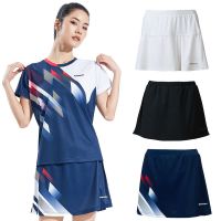 original 2023 New Fashion version Kawasaki Kawasaki Badminton Casual Sports Short Skirt Womens Anti-Exposed Hip Cover Skirt Suit Running Quick-Drying