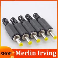 Merlin Irving Shop 5pcs DC Male Plug 4.0*1.7mm Power Adapter Socket Outlet Power Jack Connector Welding Audio DIY Parts Yellow Head