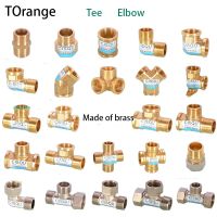 HOT ERYUUZMKLIO 115 1/2 IN Copper Tee Elbow Inner And Outer Wire Joint Double Inner Wire Direct Outer Tooth Four Way Gas Solar Water Pipe Fittings