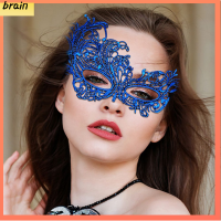 BRAIN บาร์ Carnival Prom พื้นหลังที่สวม ฮาโลวีน Party s มาร์ดิกราส์ ลูกไม้ Masquerade