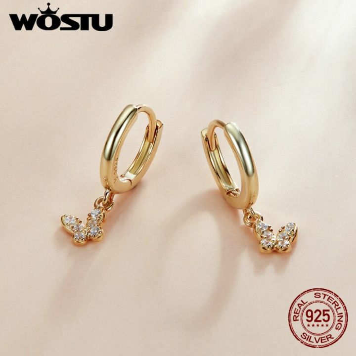 wostu-925-sterling-silver-shining-moon-earrings-plated-gold-starburst-butterfly-studs-earrings-for-women-fashion-silver-jewelryth