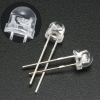 10PCS 8mm LED Diode Straw Hat Clear Ultra Bright F8 0.75W/0.5W/0.3W Light White Emitting Diodes Lamps Electronics Components