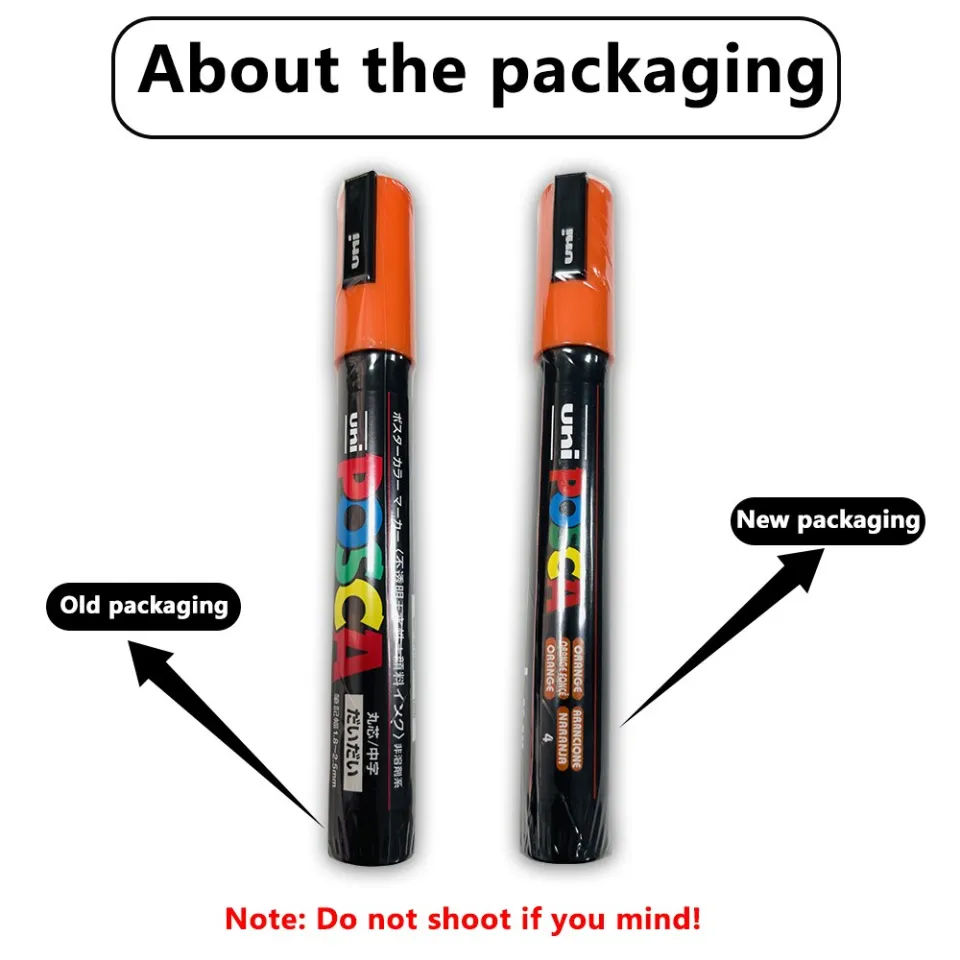 Uni Posca Markers Pen Set Pop Poster