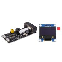 Qr /1D/2D/Code Scanner V3.0 Barcode Scan Recognition Module with 0.96 Inch IIC I2C Serial GND LCD LED Display Module