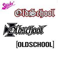 【ร้อน】ขนยาวเหนียว Oldschool เครื่องหมายสติกเกอร์รถรูปลอกตกแต่งสำหรับจักรยานรถจักรยานยนต์อุปกรณ์สติกเกอร์แล็ปท็อปหมวกกันน็อคลำต้นผนัง