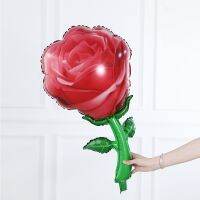 【A Great】RoseFoil BalloonsDayRoses ช่อลูกโป่งครบรอบห้องเจ้าสาวงานแต่งงาน DecorationsToys