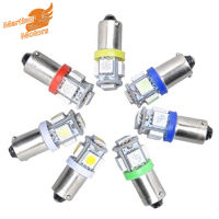 รถยนต์อัตโนมัติหลอดไฟเลี้ยวแสงสำหรับ T4W BA9S 5050 5smd หลอดไฟ LED