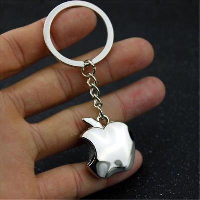 Fashion Novelty Souvenir Metal Apple Key Chain Creative Gifts Apple Keychain Key Ring Trinket Man Car Keyring Woman Bag Charms Key Chains