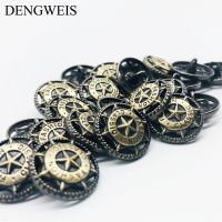 Hollow Out Vintage Metal Buttons for Clothing Men 39;s Jacket Fashion Designers Decorative DIY Sewing Accessories Buttons Wholesale