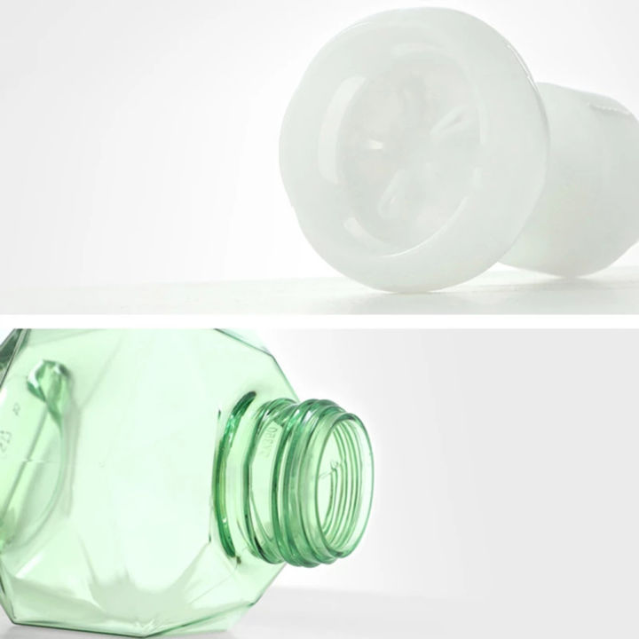 300ml-shower-foam-pump-bottle-liquid-distributor-separate-bottling-plastic-clear-bottle-liquid-soap-dispenser-foaming-pump-empty-bottle