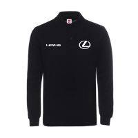 High quality stock LEXUS car shop custom work clothes CT200H ES200 ES300H ES260 LM300H LS500H NX350H NX260 NX400 RX300 RX450 UX260H outdoor driving breathable long-sleeved POLO shirt