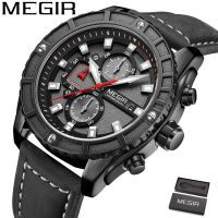 MEGIR 2119 Top Luxury นาฬิกาข้อมือมียี่ห้อสำหรับ Man แฟชั่นผู้ชายกีฬาควอตซ์นาฬิกาเทรนด์นาฬิกาข้อมือสำหรับชาย Jam Tangan Lelaki