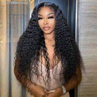 Water Wave HD Lace Closure Wigs Human Hair 180 Density Lace Frontal Pre-Cut Hairline Glueless Wear And Go Wigs [ Hot sell ] ea1voy