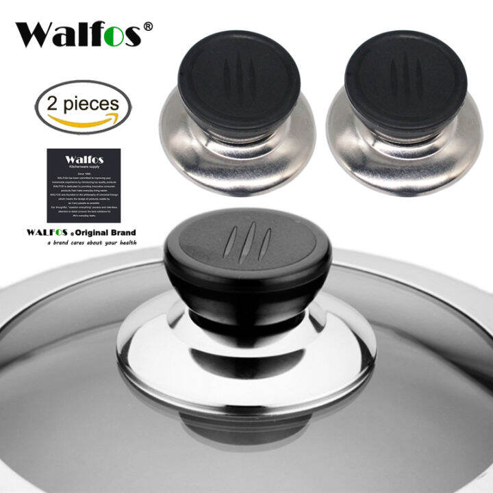 WALFOS 2Pcs/Set Lid For Cookware Pot Saucepan Kettle Lid Cookware