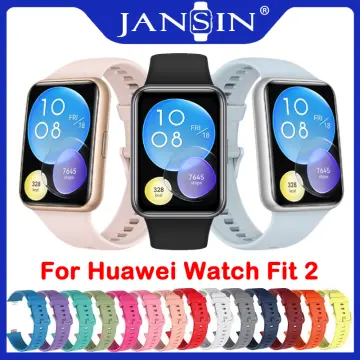 Silicone Band For Huawei Watch Fit 2 Strap Smartwatch Accessorie  Replacement Wrist Bracelet Correa Huawei Watch Fit New Strap [free  Shipping]