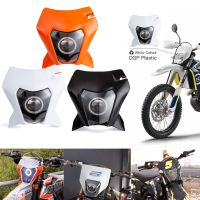 ✔ Moto LED New Headlamp DRL Halo Headlamp Hi/Low Beam LED Headlights for KTM Husqvarna XC SX SXF EXC Dirt Bike Motorcycle Assembly