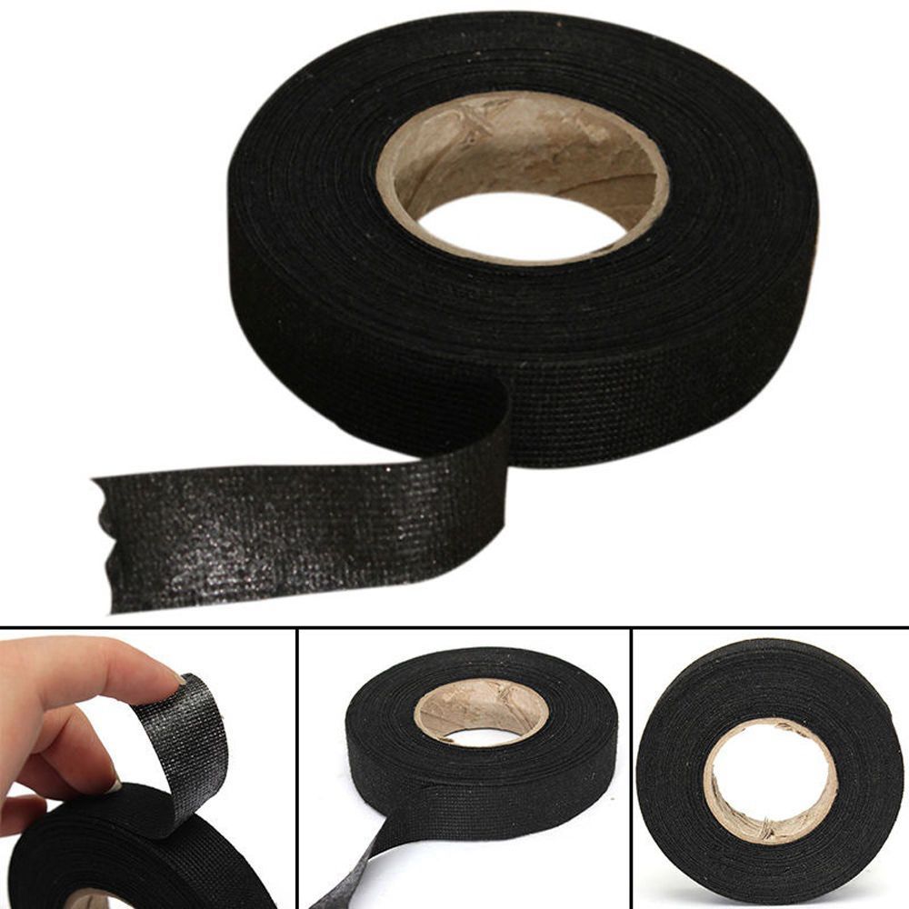 Roll Adhesive Fabric Weft Tapes Wiring Harness Tape High Temp For Looms Cars 