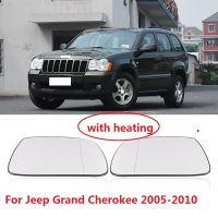 CAPQX พร้อมเครื่องทำความร้อนสำหรับ Jeep Grand Ckee 2005 2006 2007 2008 2009 2010กระจกมองหลัง Cermin Kaca มองหลังเลนส์กระจก Cermin Kaca กระจกด้านข้าง