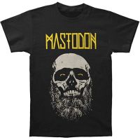 เสื้อยืด Mastodon Skull Beard 100 MERCH แบบดั้งเดิม