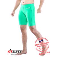 กางเกงรัดกล้ามเนื้อขาสั้น ชาย FITSUITS ORIGINAL FM-T003-10 สีเขียวอ่อน กางเกงรัดกล้ามเนื้อ ชุดกีฬา วิ่ง โยคะ ฟิตเนส