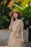 Foresta.shop - Rina Dress (Brown Polkadot)