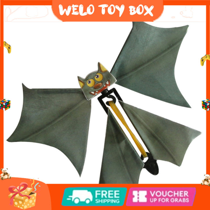 magic-flying-bat-ของเล่น-reusable-magic-props-ตลก-surprise-prank-joke-ของเล่นสำหรับธีมฮาโลวีนปาร์ตี้-สุ่มสไตล์สี