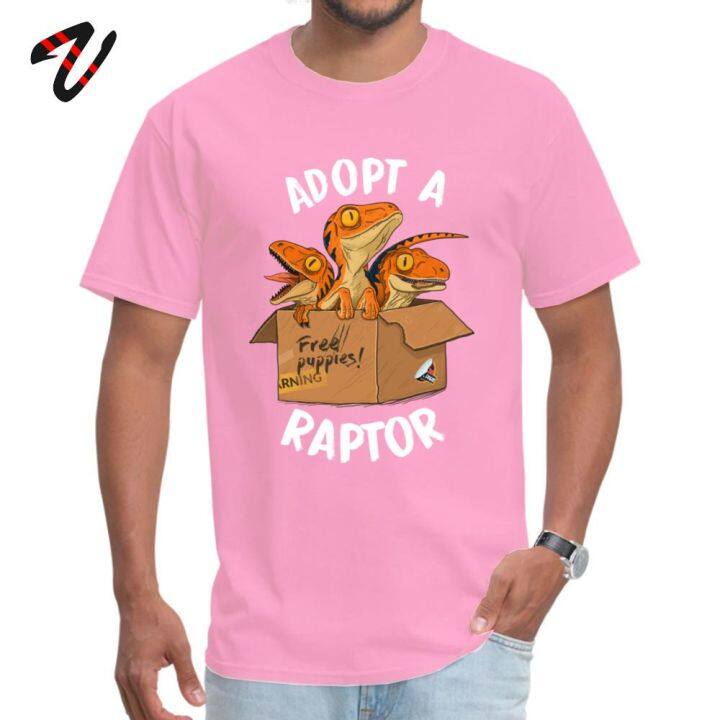 adopt-a-raptor-t-shirt-new-listing-men-tshirt-funny-cartoon-baby-t-rex-print-t-shirt-love-father-day-gift-clothes-free-shipping