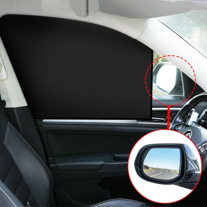 2pcs-magnetic-car-sun-shade-uv-protection-car-curtain-auto-side-window-sunshade-summer-protection-window-film-mesh-sun-visor
