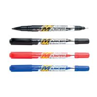 (Wowwww++) ฮิต+คุ้มยกโหล ปากกาเขียนซองพลาสติก ซองไปรษณีย์พลาสติก ปากกาเขียนซีดี CD ปากกาเคมี ปากกามาร์คเกอร์ 2 หัว กันน้ำ PM-9905 ราคาถูก ปากกา เมจิก ปากกา ไฮ ไล ท์ ปากกาหมึกซึม ปากกา ไวท์ บอร์ด