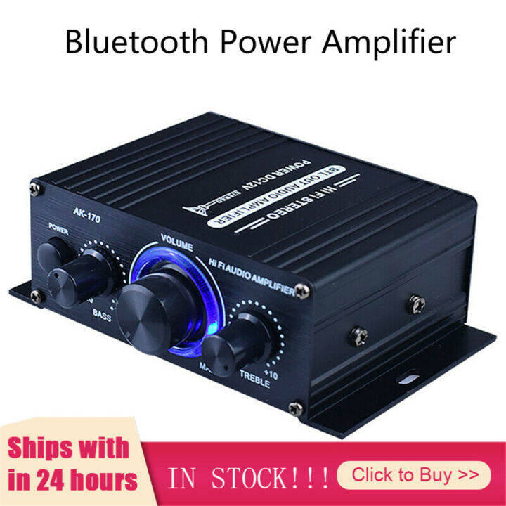 New 400W Professional Home Amplifiers Audio No Bluetooth