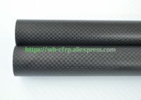 OD 28mm x 25mm x 26mm x Length 500mm Carbon Fiber Tube (Roll Wrapped)  with 100% full carbon 28*25 | 28*26 Wires Leads Adapters