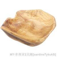 Wooden Fruit Salad Serving Bowl Hand-Carved Root Bowls Creative Living Room Real Wood Candy Bowl