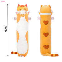 CuteBaby Boneka Mainan จำลองน่ารักสร้างสรรค์ Boneka Mainan แมวน่ารักหมอนนุ่มยาวสำหรับวิตกกังวลและความเครียดแมวหมอนนุ่มแมวตัวยาวน่ารัก Boneka Mainan จำลองน่ารักสร้างสรรค์ Boneka Mainan แมวน่ารักสำหรับ CY-MY Relief วิตกกังวลและความเครียด