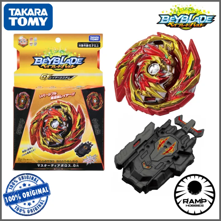 ORIGINAL Takara Tomy Beyblade Burst GT Master Diabolos Generate B-155 ...