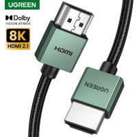 UGREEN สาย HDMI เข้ากันได้8พัน60เฮิร์ตสายวิดีโอสำหรับทีวี Xiaomi กล่อง S Plitter Switcher 3D HDCP คอมพิวเตอร์แล็ปท็อปแสดงสาย