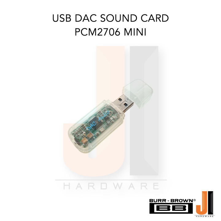 usb-dac-sound-card-pcm2706-mini-for-pc-tablet-laptop-smart-phone-support-ios-windows-android-ของใหม่มีกล่องใส่มีการรับประกัน