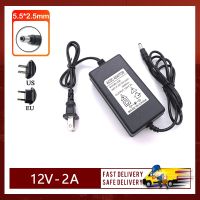 US/EU 12V 2A 5.5x2.5MM AC Adapter charger For Yamaha PSR-175 PSR-185 PSR-195 PSR-275 Portable Keyboard Piano Power Supply