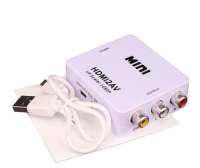 กล่องแปลงสัญญาณ HDMI to AV (MINI HDMI2AV Converter)