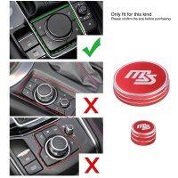 、‘】【； For Mazda 3 6 CX-5 CX-30 2020-2023 Car Styling Air Conditioning Knob Cover Ring