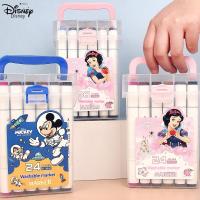 24/36 Color Disney Marker Pen Set Mickey Schneewittchen Washable Double Brush Water Color Pen Students Art Stationery Supplies
