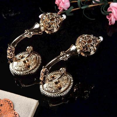 Retro Fashion Alloy Curtain Hanging Ball Wall Hook Curtain Accessories Clips Home Decoration Holder Hanger High Quality