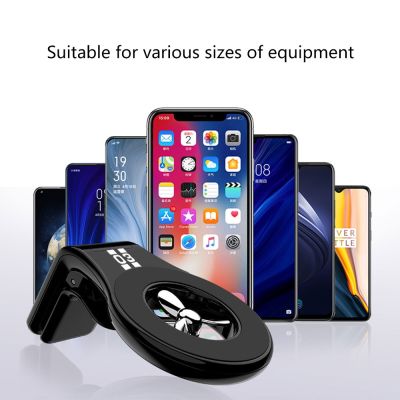 dvvbgfrdt Car Phone Holder High Quality Dropshipping Aromatherapy Small fan design Outlet Air Magnetic Car Phone Stand