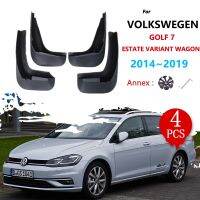 แผ่นบังโคลนรถยนต์4ชิ้นสำหรับ VW Golf 7 MK7 Estate Vagon AU 2014 ~ 2019บังโคลนตกแต่งป้องกันการกระเด็น